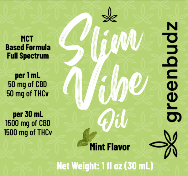 GreenBudzCBD Slim Vibe Oil - 30ml